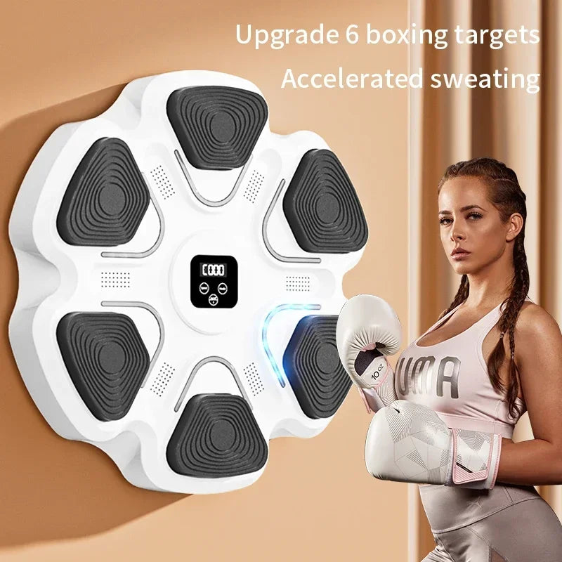 Smart Music Boxing Trainer - Home Fitness Wall Target for Adults and Kids