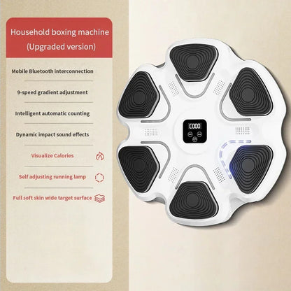 Smart Music Boxing Trainer - Home Fitness Wall Target for Adults and Kids